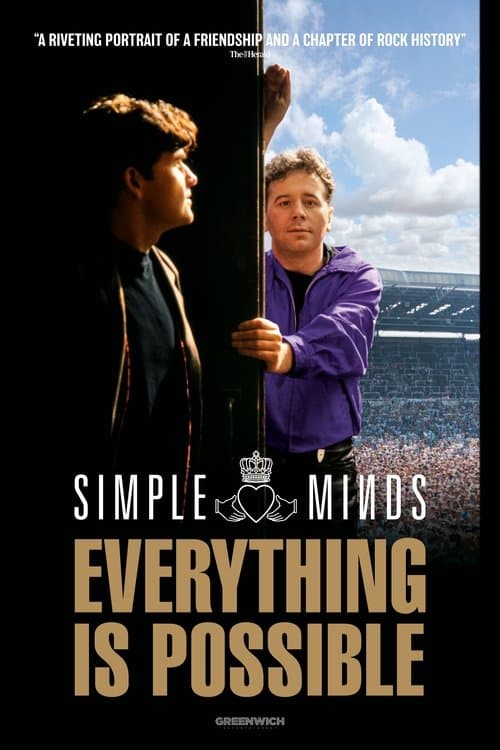 Affiche de Simple Minds : Tout est possible