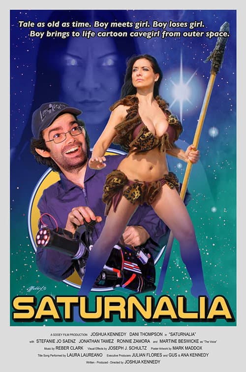Affiche de Saturnalia: La Fille des Cavernes et l'Idiot