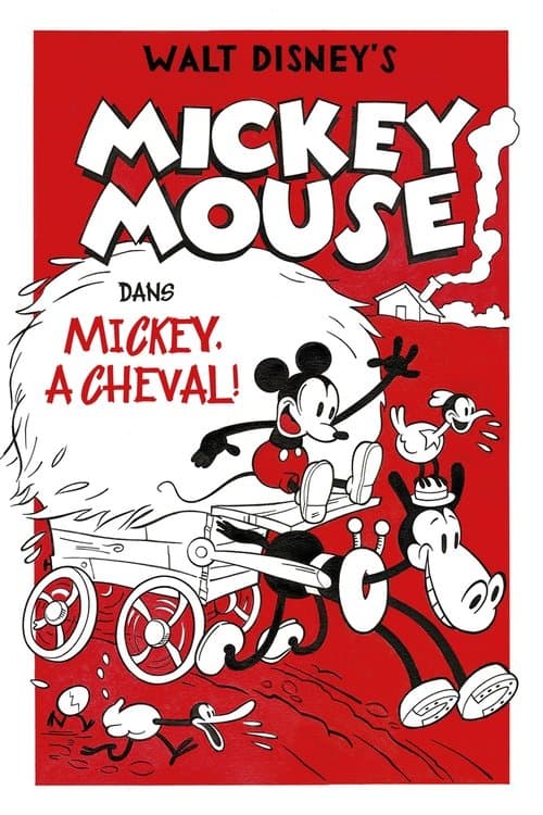 Affiche de Mickey, À Cheval !